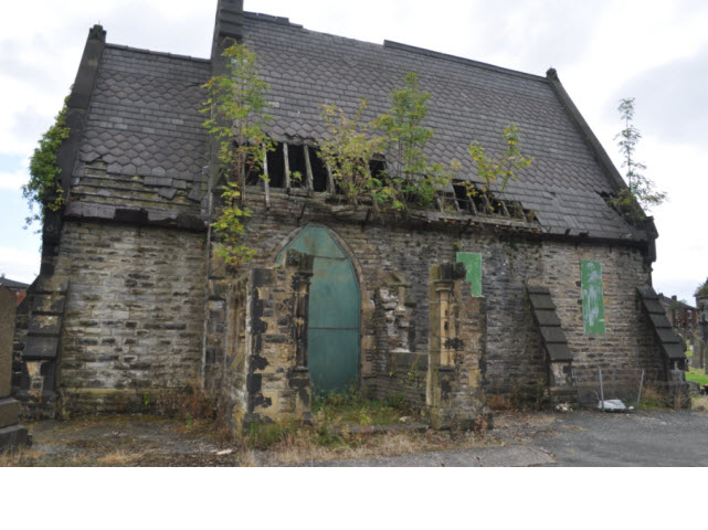 Ince Cemetery Chapel 60m SW of Lodge